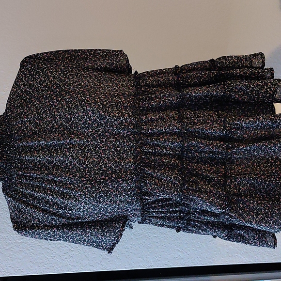 Floral babydoll top, Sz Sm - Picture 4 of 9